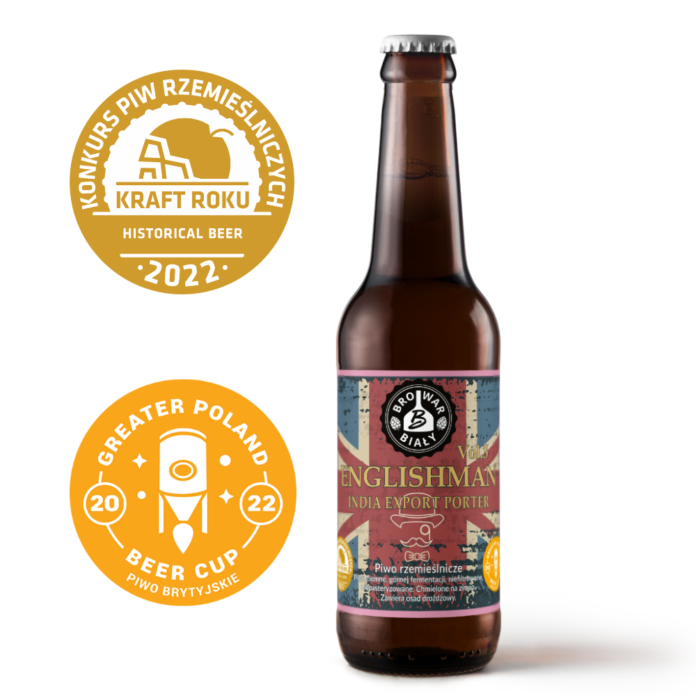 Piwo kraftowe, rzemieślnicze Englishman vol.3 India Export Porter- Browar Biały