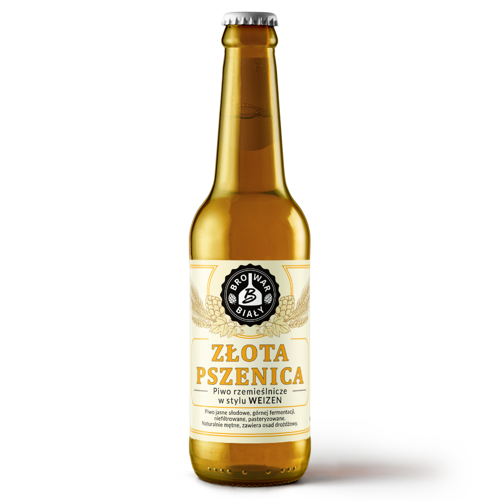 Piwo kraftowe, rzemieślnicze Złota Pszenica - Weizen - Browar Biały