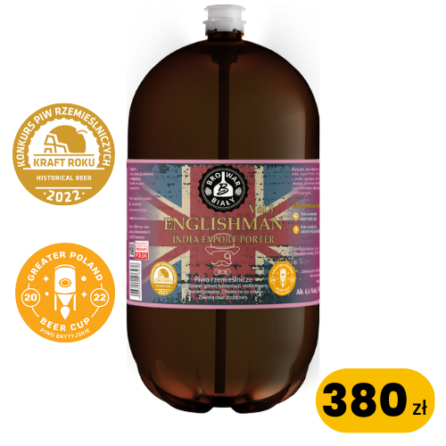 Englishman VOL 3- India Export Porter, Alk. 6,6%obj. 16 PLATO, 30 L KEG jednorazowy