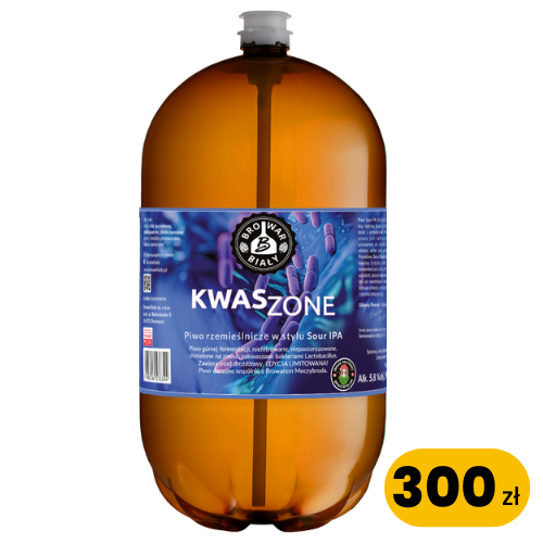 KwasZone – Sour IPA, Alk. 5,8%obj. 14 PLATO, 30 L KEG jednorazowy