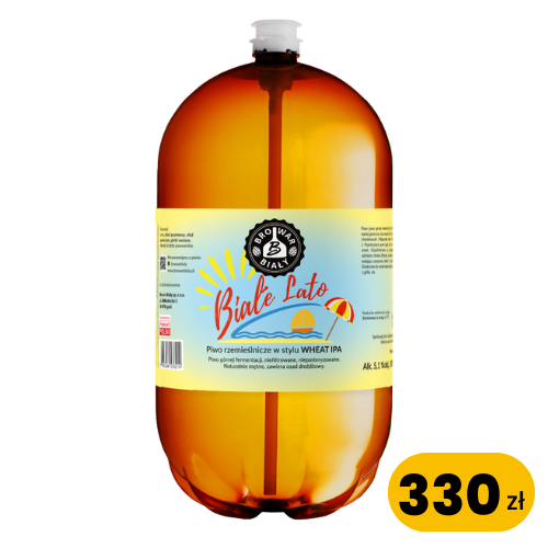 Białe Lato - Wheat IPA, Alk. 5,1%obj. 14 PLATO, 30 L KEG jednorazowy