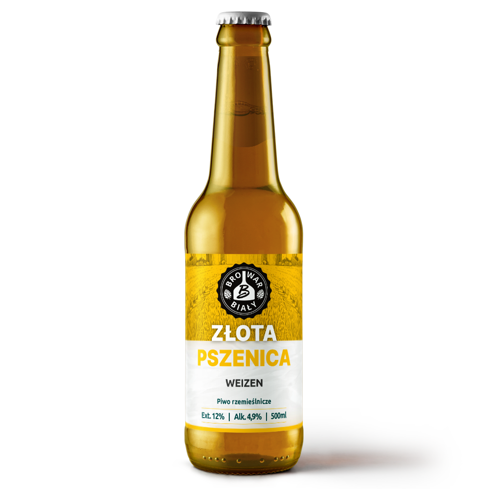 Piwo kraftowe, rzemieślnicze Złota Pszenica - Weizen - Browar Biały