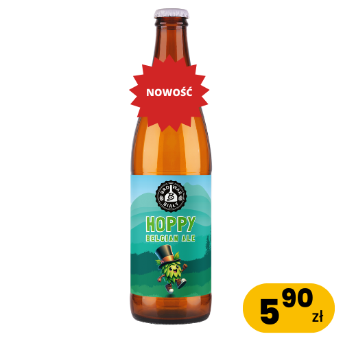 Hoppy Belgian Ale -0,5L BUTELKA BEZZWROTNA, Alk. 5,2%obj. EKST. 14%