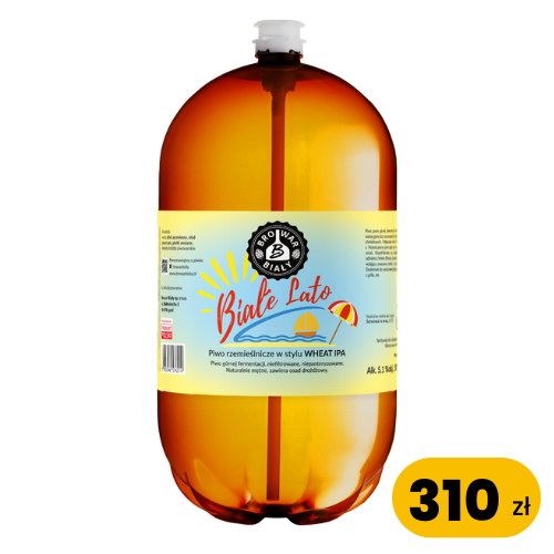 Białe Lato - Wheat Ipa, Alk. 5,1%obj. 14 PLATO, 30 L KEG jednorazowy