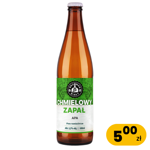 Chmielowy Zapał - APA, 0,5L BUTELKA BEZZWROTNA, Alk. 5,2%obj. EKST. 12%