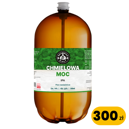 Chmielowa Moc - IPA -Alk. 5,6%obj. 14 PLATO, 30 L KEG jednorazowy