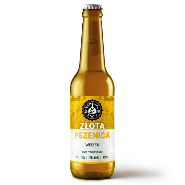 Piwo kraftowe, rzemieślnicze Złota Pszenica - Weizen - Browar Biały