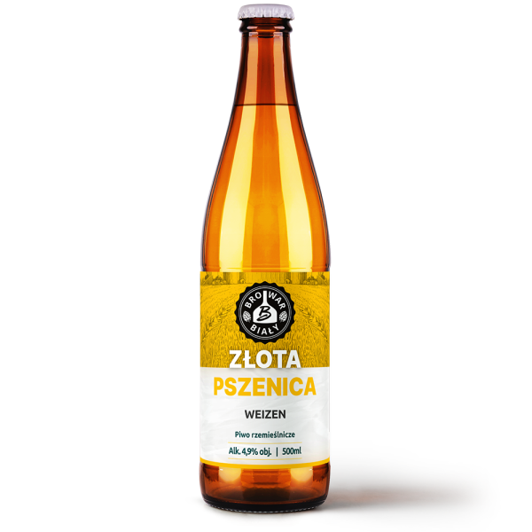 Złota Pszenica - Weizen - Piwo kraftowe, piwo rzemieślnicze Browar Biały, piwo pszeniczne